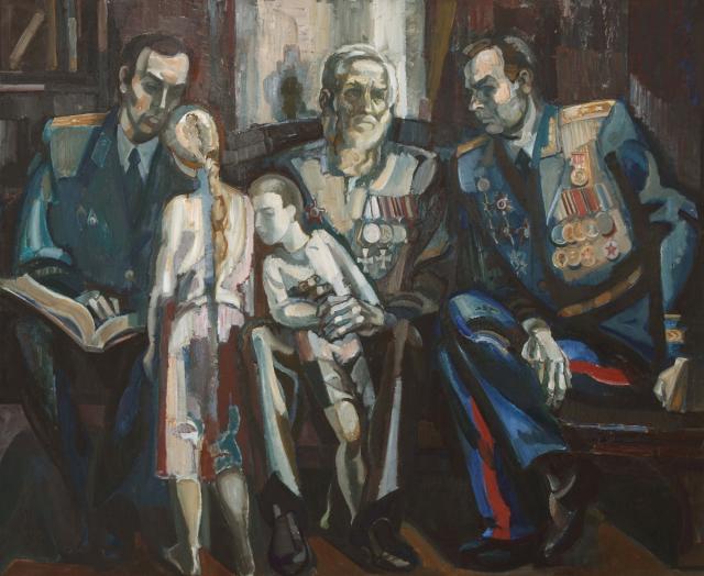 Калинин В. Г. Семья воинов. 1982 Калинин В. Г. Семья воинов. 1982